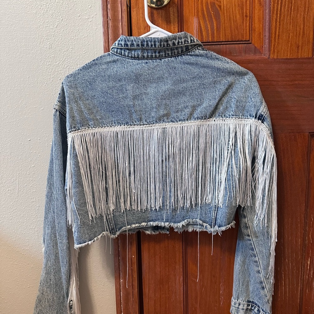 Distressed Denim Jacket - Picture 2 of 2